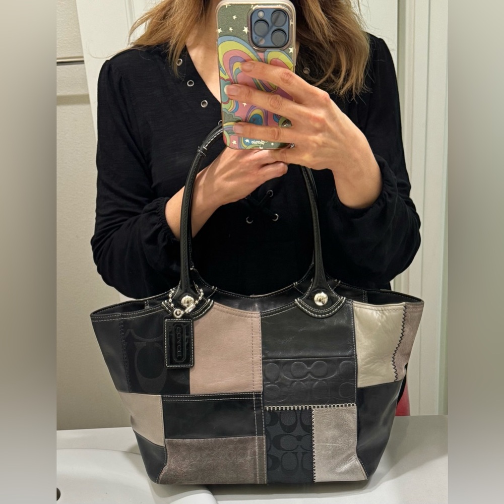 Coach Bleecker Legacy Patchwork Tote - image 10